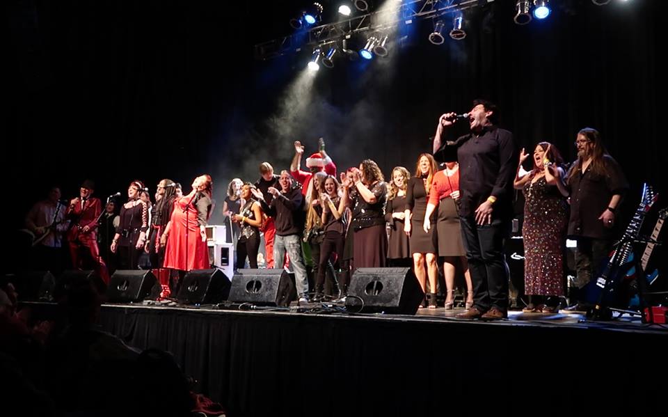 Artists performing during Christmas Jam 2016